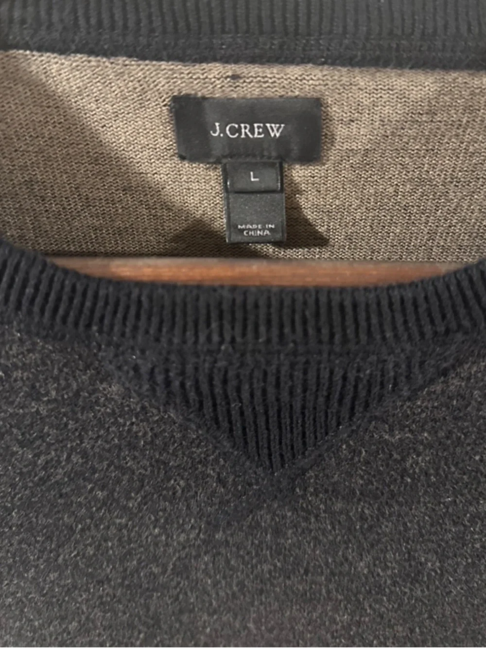 VTG Y2K J.Crew Cotton Crewneck Sweater Size Men’s Large
